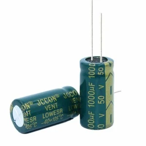 5Pcs 50V 1000uF High Frequency LOW ESR Radial Electrolytic Capacitors PCB 105°C - Picture 1 of 3