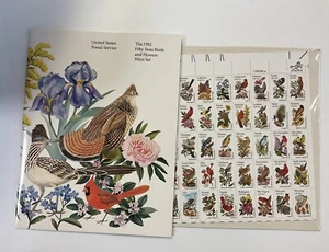 The Fifty States Birds And Flowers Mint Set, Item No. 801 - Picture 1 of 2