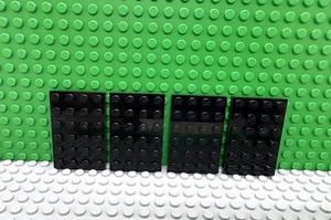 Lego 4 Negro 4x6 Placa Base NUEVO - Imagen 1 de 1