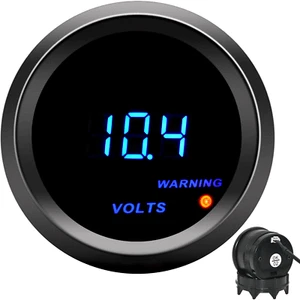 2" 52mm Blue Digital LED Universal Car Volt Meter Electronic Voltage Gauge - Picture 1 of 12