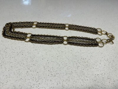 Cinturón de eslabones de cadena Yves Saint Laurent YSL Foto 1 de 4