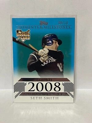 2008 Topps Moments & Milestones #'d/10 - SETH SMITH — 第 1/2 张图片