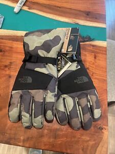 The North Face Men's Montana Etip GTX Glove, Green Terra Camito Print, XL Coretx