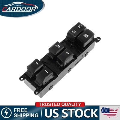 Interruptor de ventana eléctrica delantero izquierdo lado del conductor para Kia Rio 2013-2014 935701W155 Foto 1 de 4