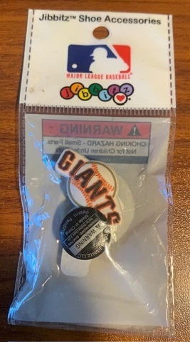 Jibbitz San Francisco Giants Shoe Accessories NIP Free Shipping Cover