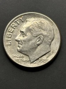 1983 D Roosevelt Dime Error: Motto Rim/Ddo/Rpm/Off Center - Picture 1 of 16