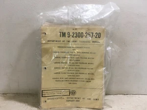 TM 9-2300-257-20 Carrier, Mortar, Full Tracked, etc. M112A1, M132A1, etc. 1969 - Picture 1 of 3
