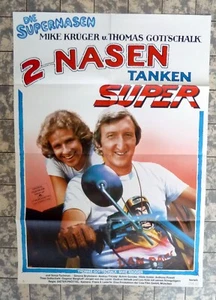 Zwei Nasen tanken Super A1-FILMPOSTER Motiv #A 84 Mike Krüger THOMAS GOTTSCHALK - Bild 1 von 1