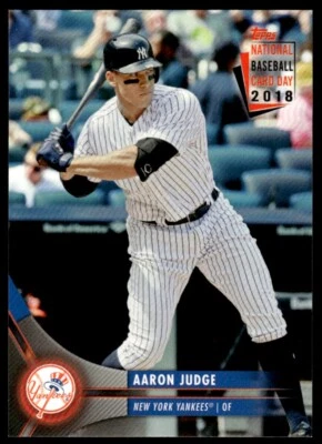 2018 TOPPS BASEBALL NATIONAL CARD DAY AARON JUDGE NEW YORK YANKEES R79 - Image 1 of 2