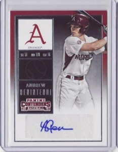 2015 Panini Contenders College Ticket Autograph #5 Andrew Benintendi Auto FlatSH - Picture 1 of 1