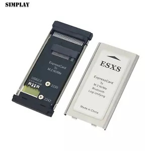 PCIE ExpressCard to M.2 NVMe SSD Adapter Card 2230 X201 X230 T40 Laptop - Picture 1 of 6