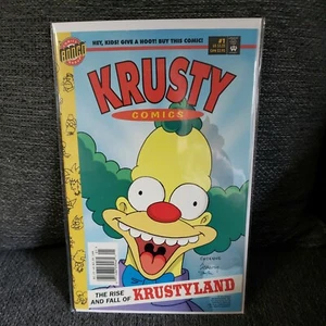 Krusty Comics #1 Bongo Comic Book - "The Rise and Fall of Krustyland" - Picture 1 of 9