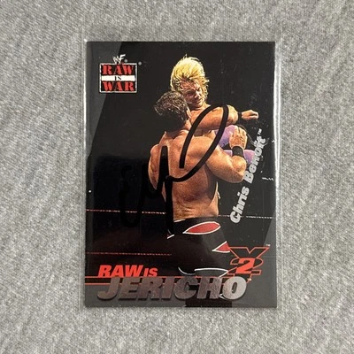 2001 Fleer WWF Raw is Jericho #3 Chris Benoit Jericho Signed Auto - Image 1 of 2