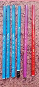 Lot 6 Highly Collectible Staedtler Pencils: Lumograph Elephant Mars Germany VTG - Picture 1 of 11
