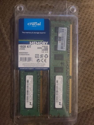 Memoria Crucial 16GB PC4-21300 (DDR4) (CT16G4DFD8266) 2Rx8GB Foto 1 de 3