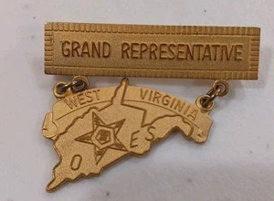 Grand Representative Chapter West Virginia Robbins Co Order Of The Eastern Star - Picture 1 of 3