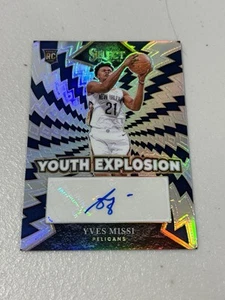 Yves Missi 2024-25 Panini Select #YE-MIS Youth Explosion Silver Autograph (RC) - Picture 1 of 1