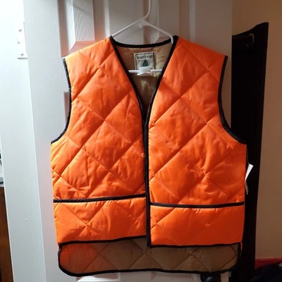 Northwest Territory Quilted Hunting Vest Orange Men’s Medium - Image 1 of 4
