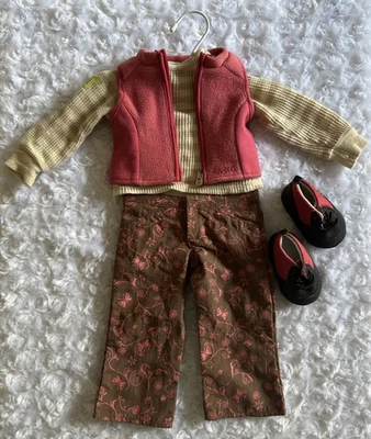 Кукла American Girl зимний наряд для дикой природы брюки жилет топ туфли комплект новый - Изображение 1 из 4