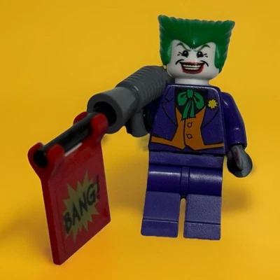 LEGO Batman El Guasón Minifigura del Set 7888 con Pistola Bang - Buen Estado Foto 1 de 4