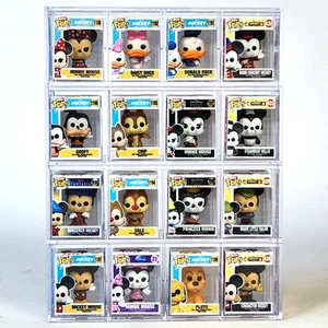 Funko Bitty Pop! Complete Set Of 16 Disney Mickey Mouse & Friends With Chases - Picture 1 of 6