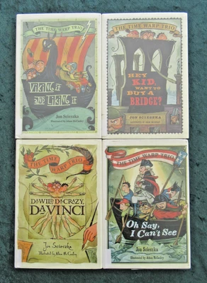 LOT 4 HCDJ THE TIME WARP TRIO SERIES BY JON SCIESZKA - EX-LIBRARY - Image 1 of 4