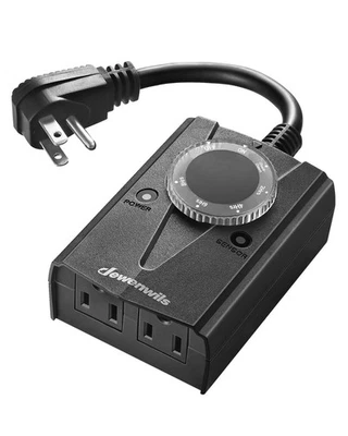 DEWENWILS Temporizador de Luz de Navidad Impermeable, Enchufe, 15A 1/2HP, Listado por UL Foto 1 de 4