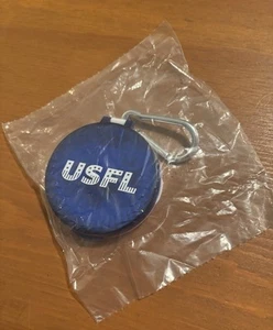 MEMPHIS SHOWBOATS blue plastic USB KEYCHAIN 3” USFL NEW UNUSED FREE SHIPPING - Picture 1 of 3