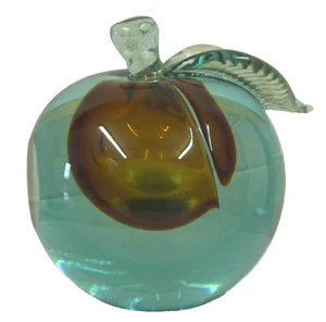 Murano Alfredo Barbini Sommerso Peach  Paperweight/Bookend - Picture 1 of 6