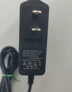 WJL-1510 15V 1A Charger Transformer - Afbeelding 1 van 2