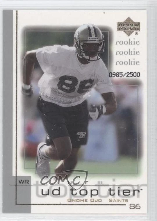 2001 Upper Deck UD Top Tier Rookie /2500 Onome Ojo Onomo Ojo #217 Rookie RC - Image 1 of 2
