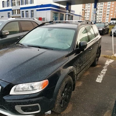 Volvo XC70 2007-2016 for Roof Rack Cross Bars Black Top Luggage Rack pair Bar - Image 1 of 4