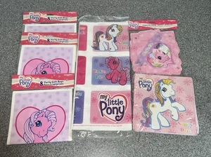 My Little Pony 2003 Party -Loot Bags, Napkins, Banner Table Cover New In Package - Picture 1 of 8