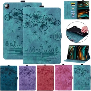 Hülle für Samsung Galaxy Tab A11 A11+ A9 A9+ Leder Tasche Filp Case Schutz Cover - Picture 1 of 74