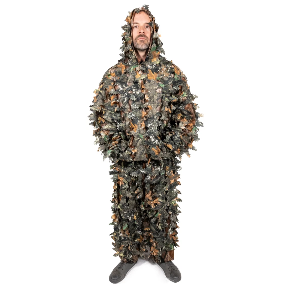 Arcturus 3D Leaf Ghillie Suit (All-Season Hardwood) Hunting Jacket & Pants Set - Image 1 of 4