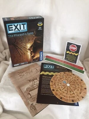  Exit The Game: The Pharoah's Tomb Escape Room Game by Kosmos NEW Open box - Image 1 of 4