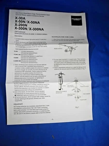 ORIGINAL! Diamond X-30A X-50N/X50NA X200N/X300N Anleitung (kostenloser & schneller Versand!) - Bild 1 von 3