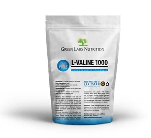L-Valine 1000mg Tab – BCAA Muscle Recovery, Endurance & Anti-Catabolic Support - Picture 1 of 12
