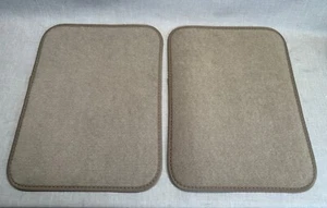 Rear TAN / BEIGE Car Floor Mat Set Non-Slip Carpet  17×13"  CLEAN! EXCELLENT! - Bild 1 von 8