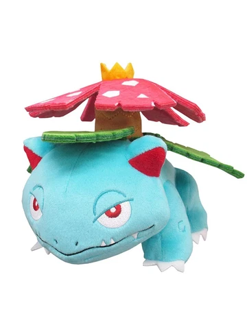 Sanei Pokemon All Star Collection PP94 Venusaur 4" Stuffed Plush Authentic USA Cover