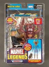 Marvel Legends Galactus BAF Series Toybiz Professor X Action Figure +Head &Comic