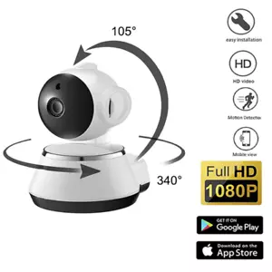 1080P HD IP Network Camera Dome Interior Security Camera Wifi RC WLAN CCTV - Picture 1 of 6