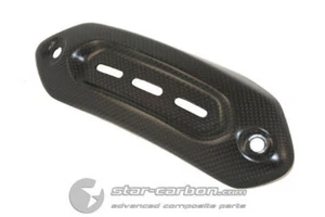 DUCATI HYPERSTRADA 821 939 CARBON FIBER HEAT PROTECTION FOR MANIFOLD - Picture 1 of 5