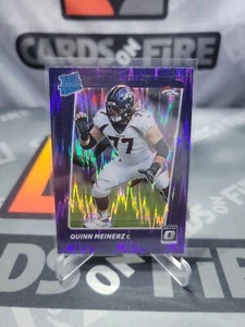 Quinn Meinerz 2021 Rookie viola shock Prizm Denver Broncos C27 - Foto 1 di 2