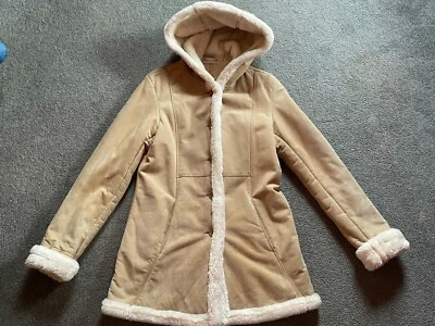 ABRIGO MUJER MARVIN RICHARDS CUERO GAMUZA GENUINO CON FORRO SHERPA PEQUEÑO Foto 1 de 4