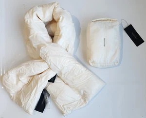 New Coatology Women’s Puffer Scarf Ivory - Picture 1 of 1