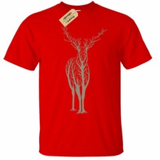Men's Deer Tree T-Shirt | S to Plus Size | Woodland Animal Nature