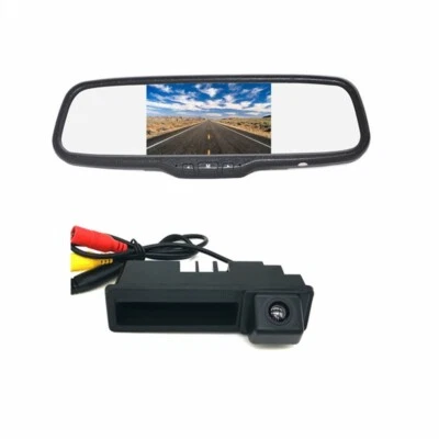 Trunk Handle Rear View Reverse Camera Monitor for Audi A3 S3 RS3 8P A4 S4 RS4 B6 - Image 1 of 4