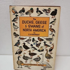 DUCKS, GEESE  SWANS OF NORTH AMERICA by KORTRIGHT (1967) Stackpole Illus - Picture 1 of 11