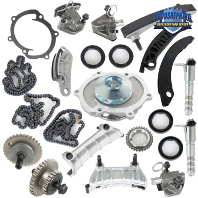 Kit de cadena de distribución bomba de agua solenoide VTC para Cadillac Buick Chevrolet 2010-17 Foto 1 de 4